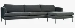 Sofa sjeselong høyre grå - 300x156x80 cm