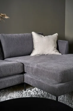 Sofa sjeselong høyre grå - 300x156x80 cm