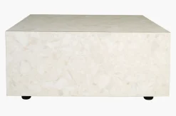 Sofabord multi beige - 75x75x35 cm