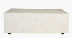 Sofabord multi beige - 75x75x35 cm