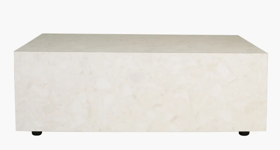 Sofabord multi beige - 75x75x35 cm