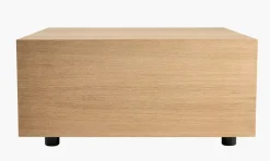 Sofabord natur - 75x75x35 cm