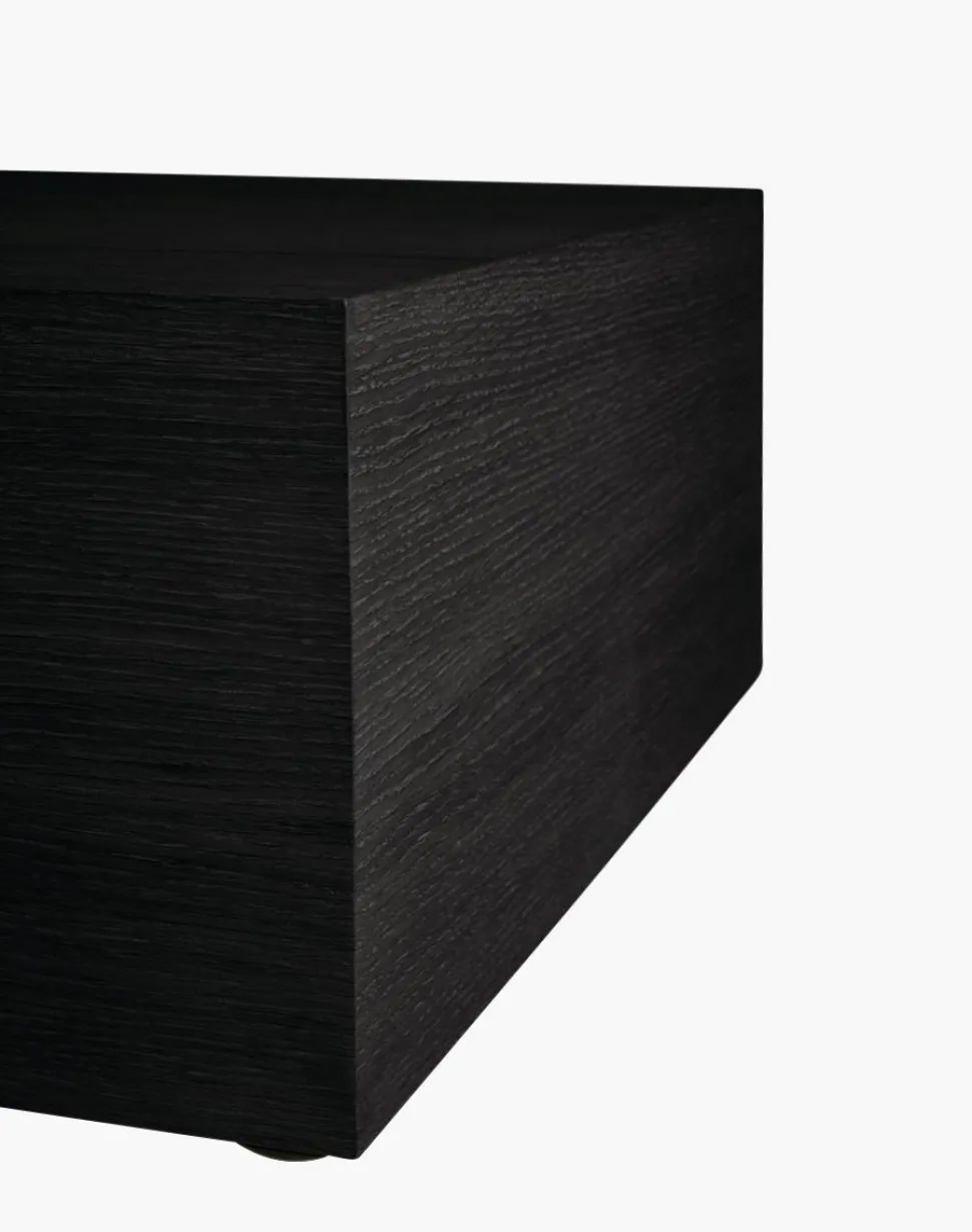 Sofabord svart - 75x75x35 cm