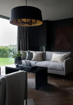 Sofabord svart - 56x120x45 cm