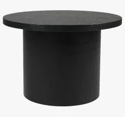 Sofabord svart - 60x60x41 cm ø 60