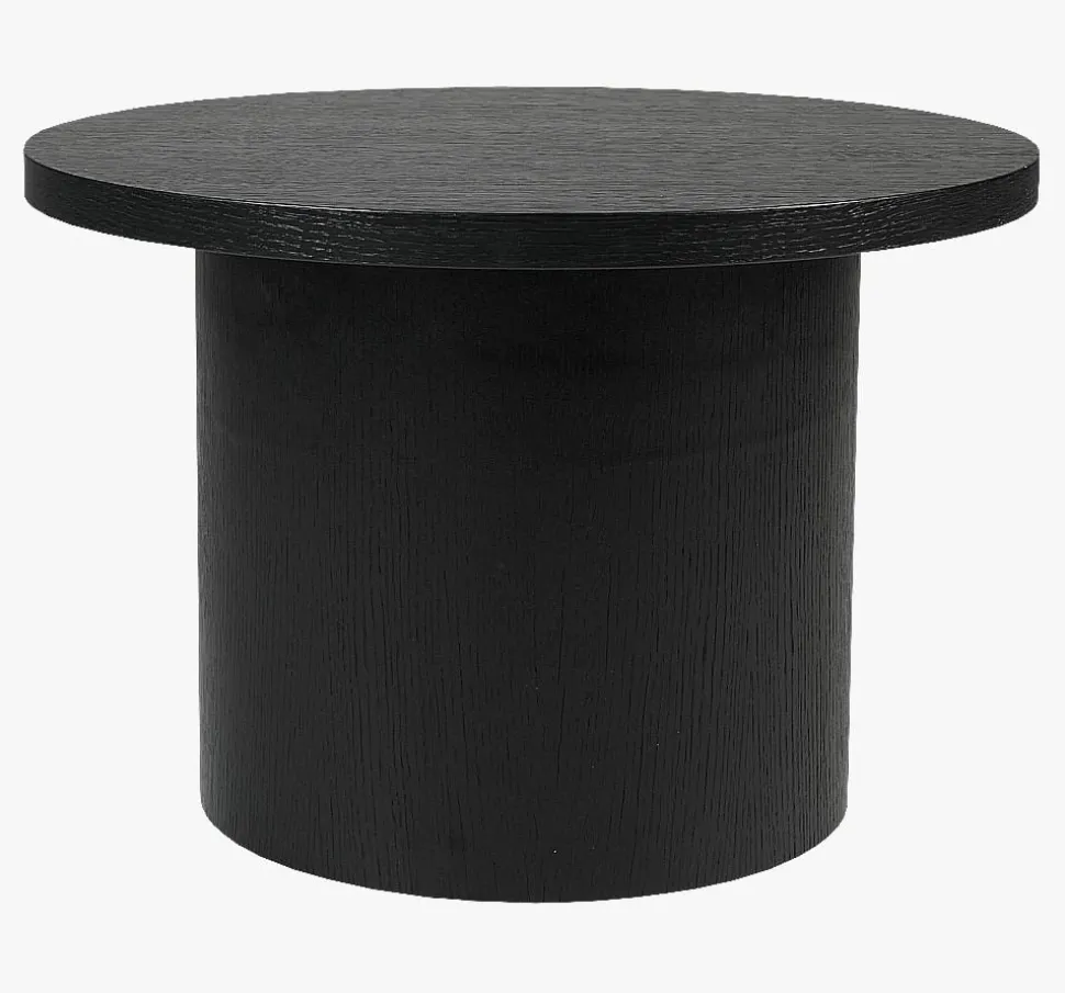 Sofabord svart - 60x60x41 cm ø 60