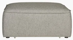 Sofamodul puff small grå - 93x64x44 cm