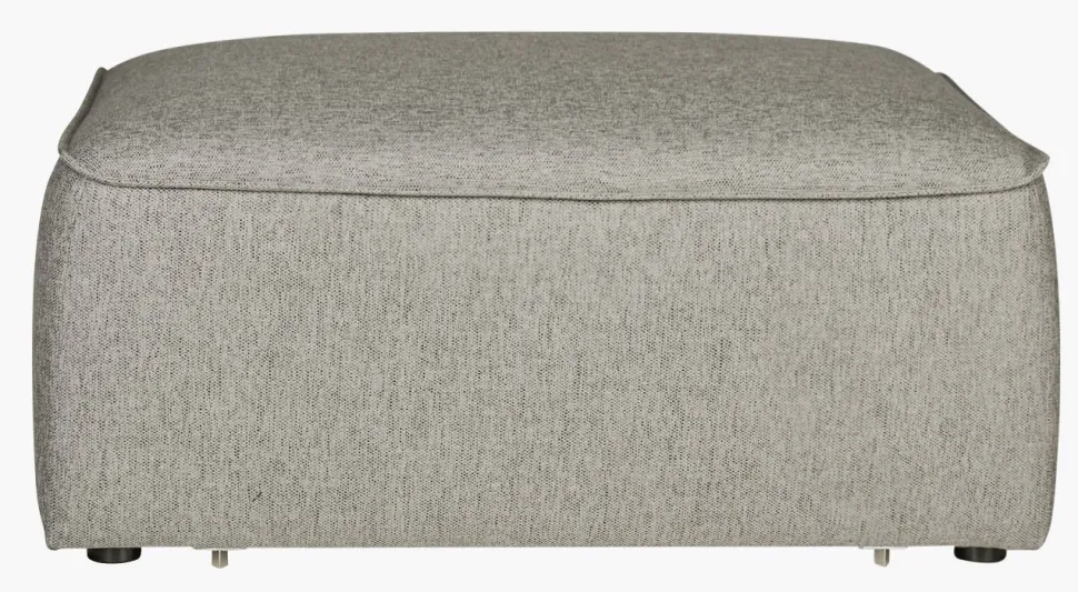 Sofamodul puff small grå - 93x64x44 cm