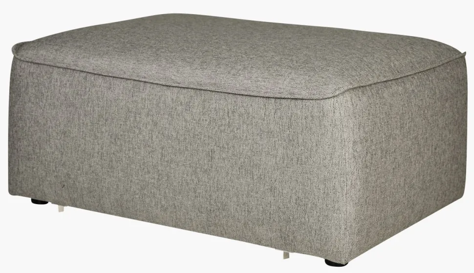Sofamodul puff small grå - 93x64x44 cm