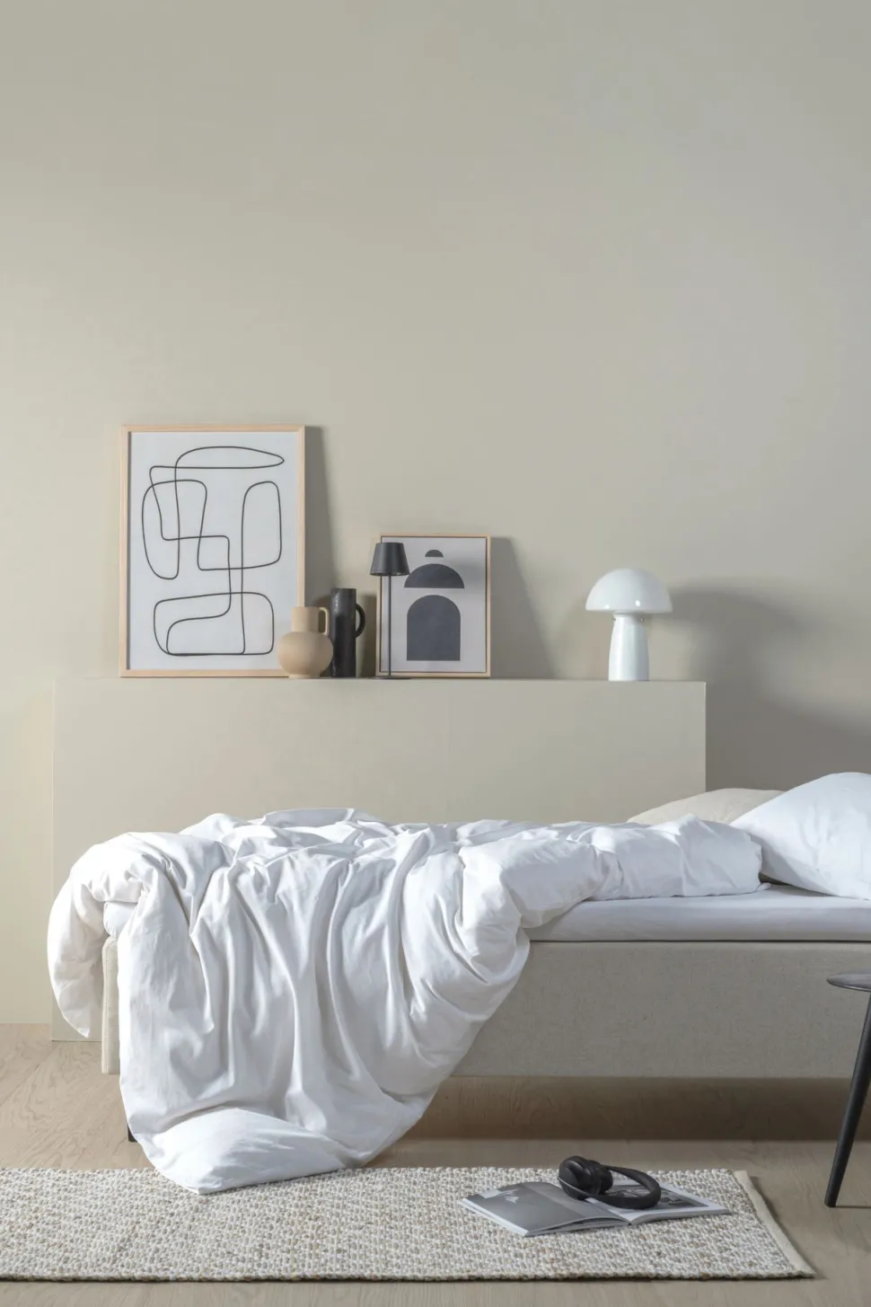Sovesofa natur - 90x200 cm
