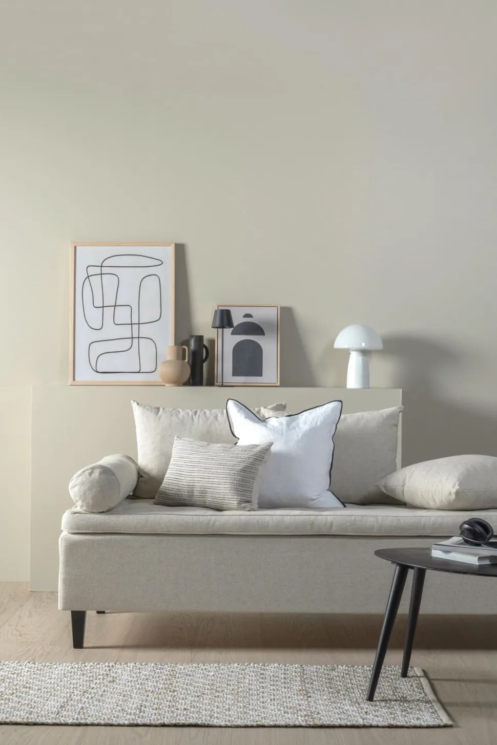 Sovesofa natur - 120x200 cm