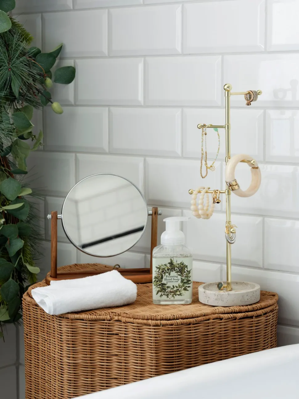 Speil beige - 23x6x22,6 cm
