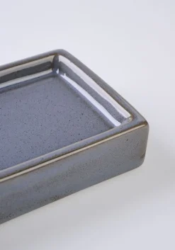 Såpeskål grå - 13,3x8,7x2,8 cm