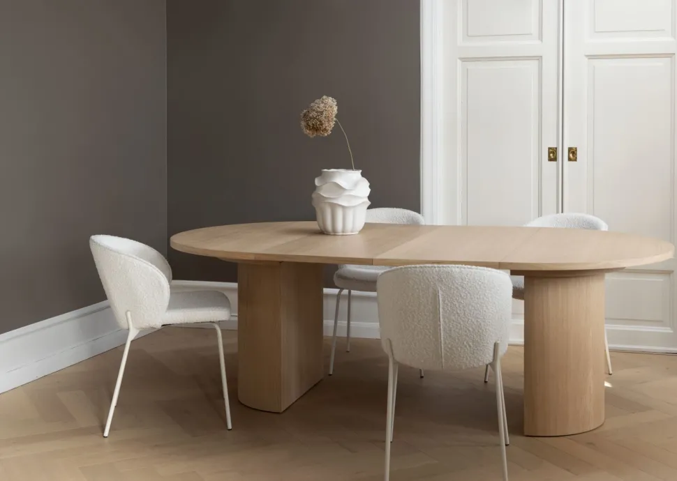 Spisebord natur - ø 127 cm