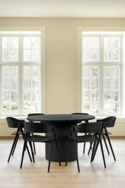 Spisebord svart - ø 127 cm