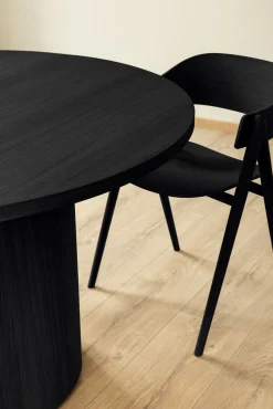 Spisebord svart - ø 127 cm