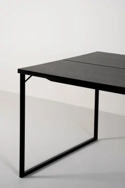 Spisebord svart - 100x200x75 cm