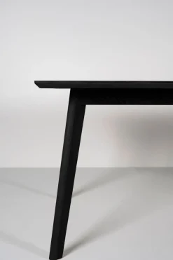 Spisebord svart - 100x200x75 cm