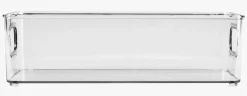 Stablebar oppbevaringsboks transparent - 10x25,5x7,7 cm
