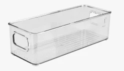 Stablebar oppbevaringsboks transparent - 10x25,5x7,7 cm