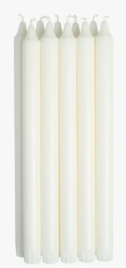Stakelys hvit - 30 cm