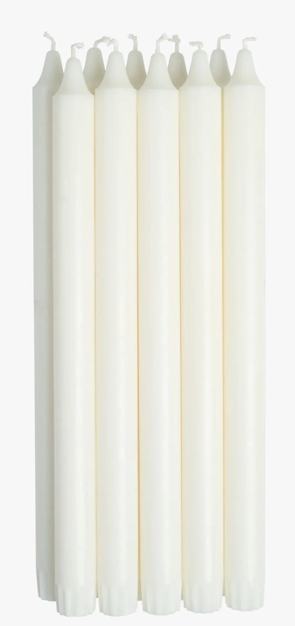 Stakelys hvit - 30 cm
