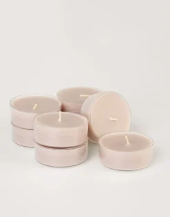 Store telys beige - 6x2 cm
