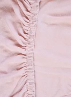 Stretchlaken lys rosa - 60x120cm