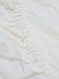 Stretchlaken offwhite - 90x200 cm
