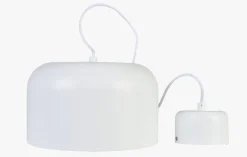 Taklampe hvit - 25x15 cm