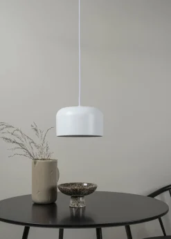 Taklampe hvit - 25x15 cm