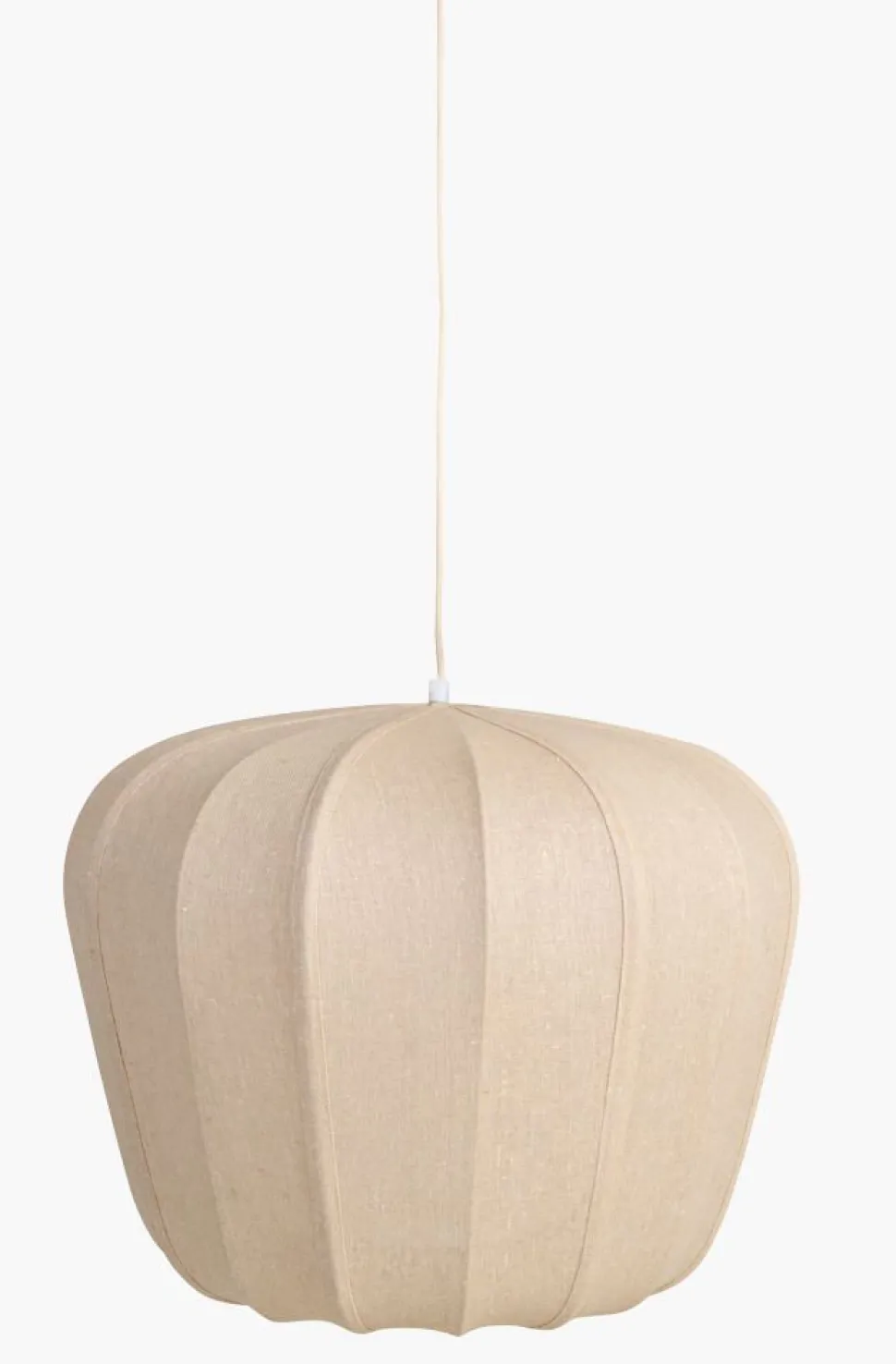 Taklampe natur - 40x40x30 cm