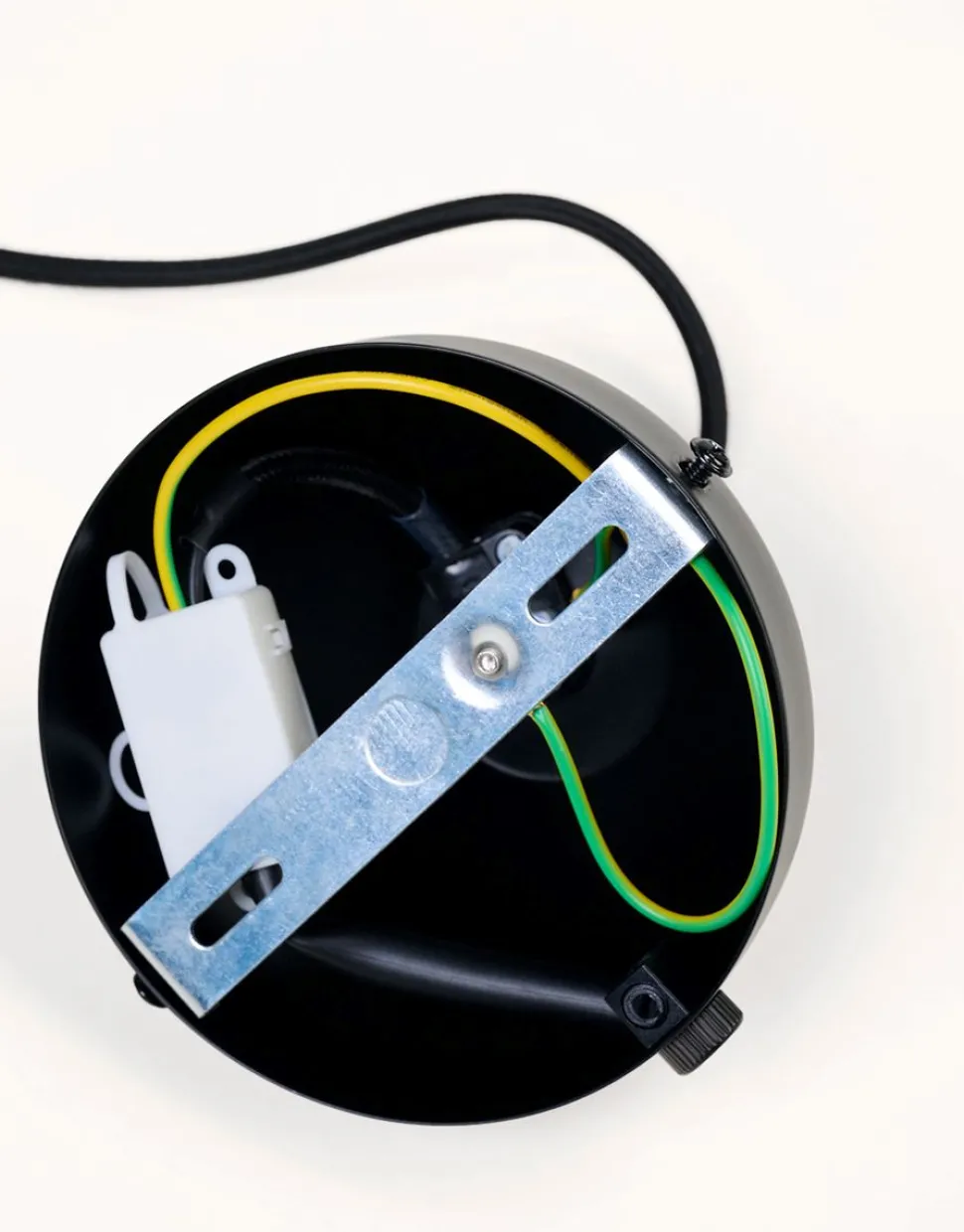 Taklampe svart - 29,5 cm ø34