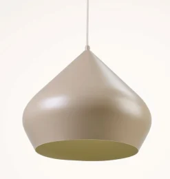 Taklampe taupe - 29,5 cm ø34
