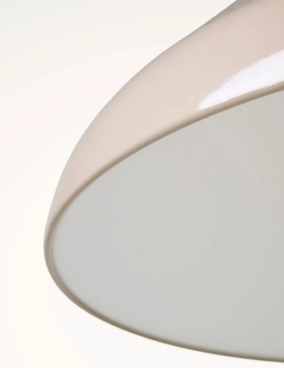 Taklampe taupe - 19,5 cm ø43,4