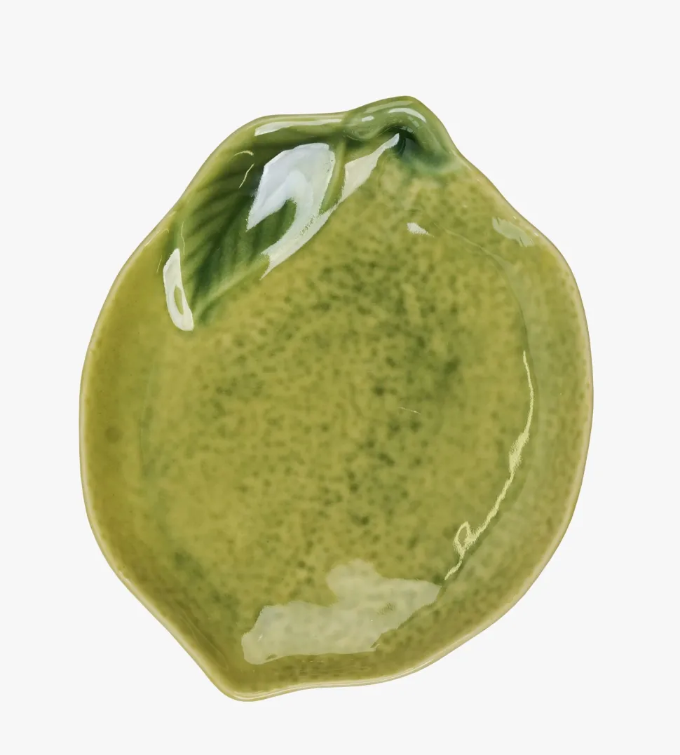 Tallerken grønn - 19,8x16,2x2,5 cm