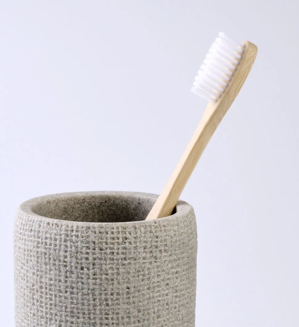 Tannglass grå - 7,3x7,3x,9,4 cm