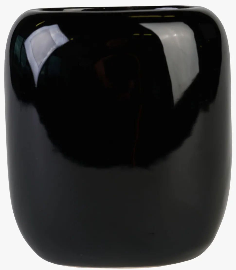 Tannglass svart - 8,4x6x9,4 cm