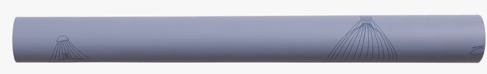 Tapet blå - 53 cm x10,5 m