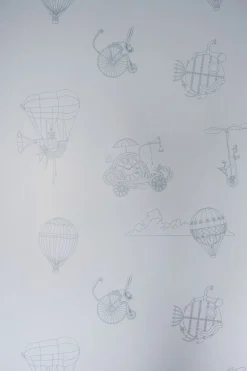Tapet blå - 53 cm x10,5 m