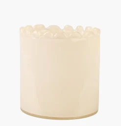 Telysholder beige - 15,6x15,6x15,5 cm