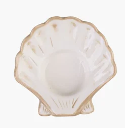 Telysholder beige - 9x8,5x3,4 cm