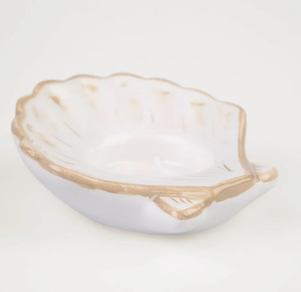 Telysholder beige - 9x8,5x3,4 cm