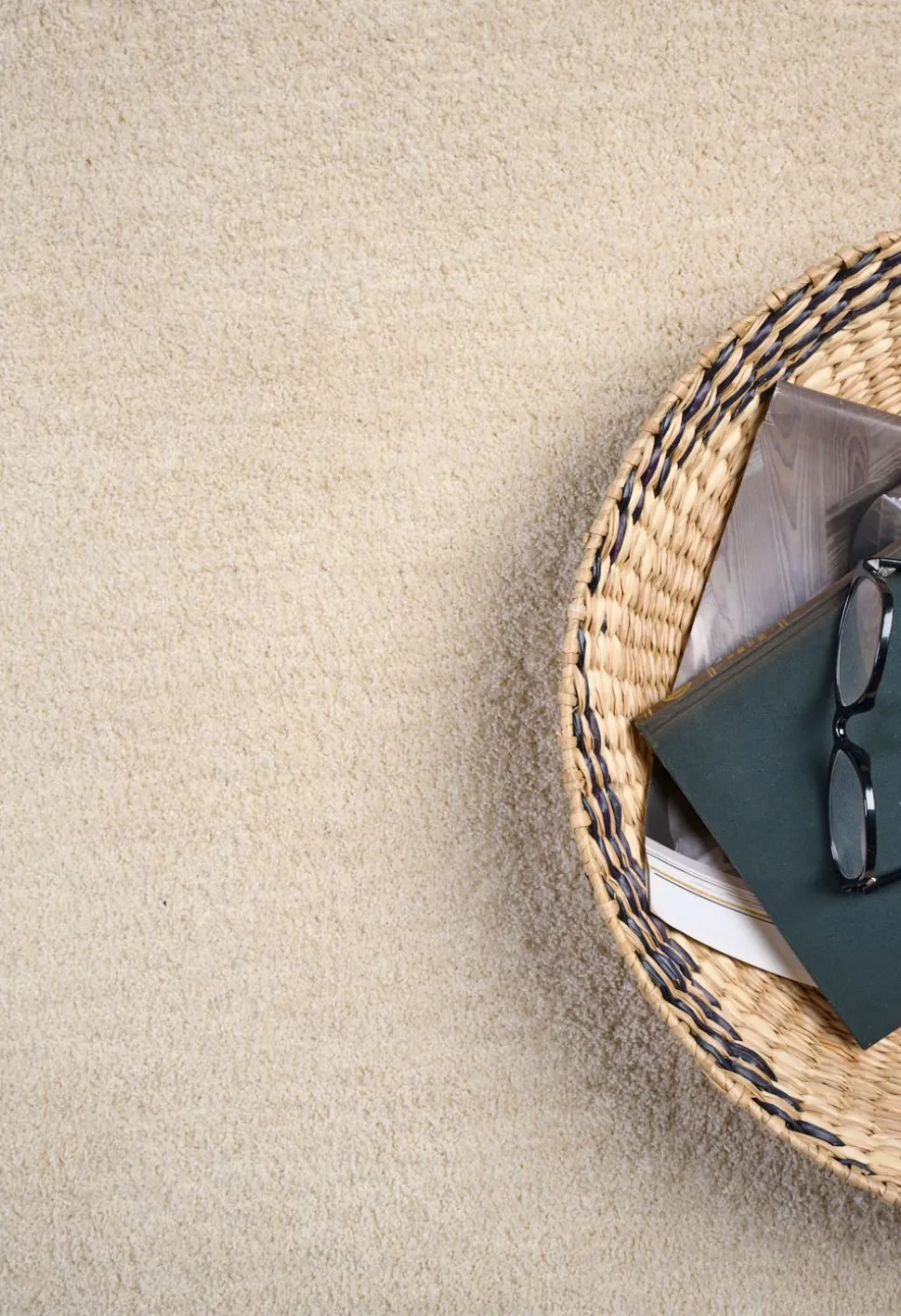 Teppe lys beige - 80x150 cm