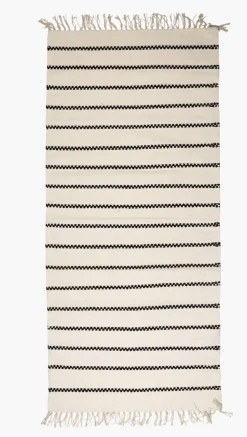 Teppe svart - 80x150 cm
