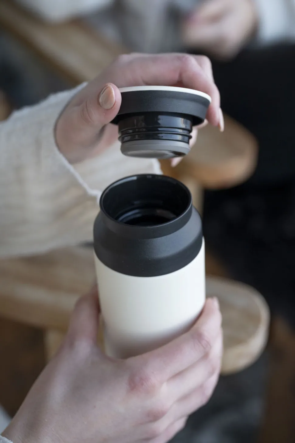 Termo kopp offwhite - 350 ml