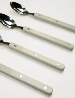 Teskjeer hvit - 4 stk