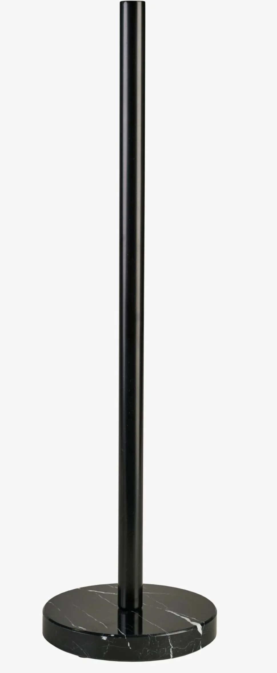 Toalettrull holder svart - 13,2x13,2x47 cm