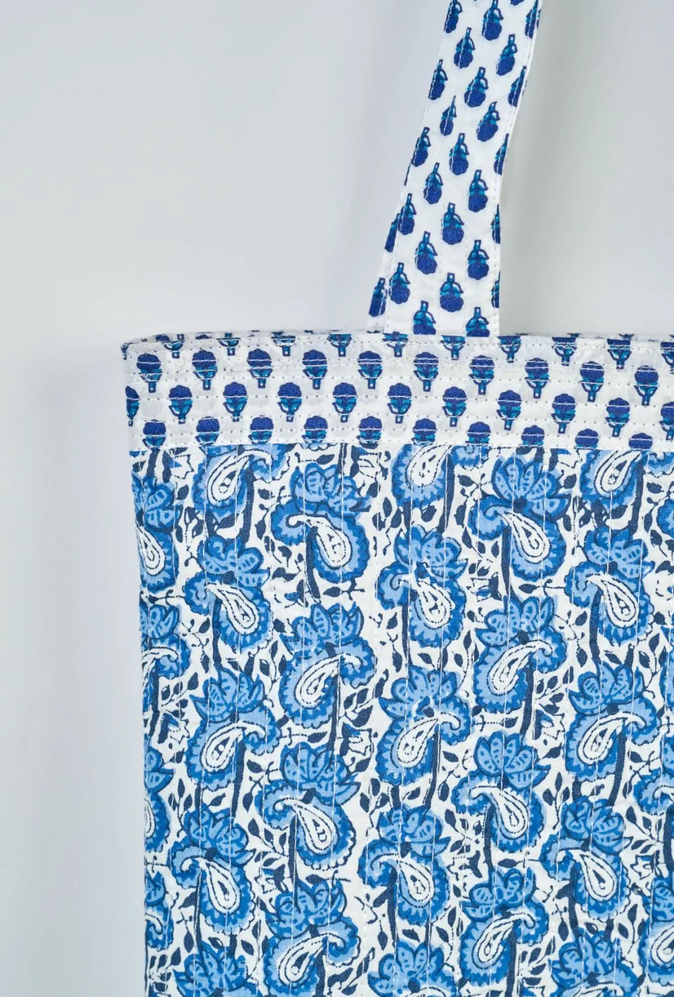 Totebag blå - 30x30 cm