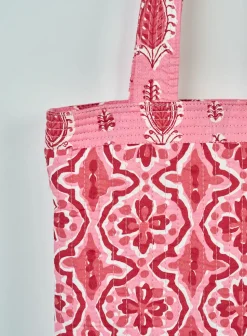 Totebag rød - 30x30 cm